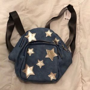BooHoo Mini Star Print Backpack